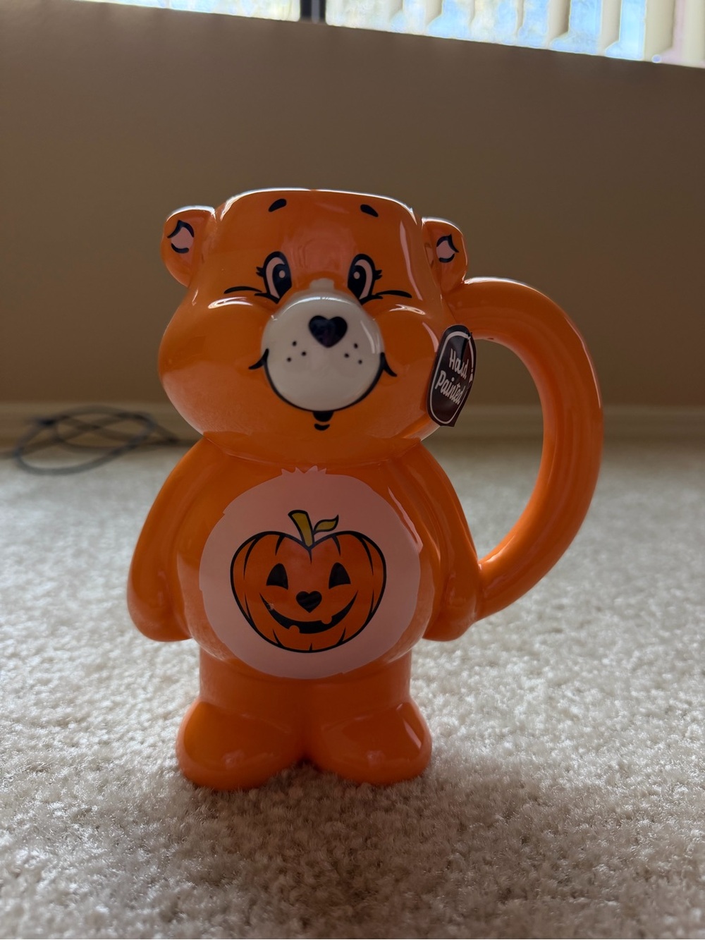 Care Bears Orange Bear Mug with Pumpkin Face